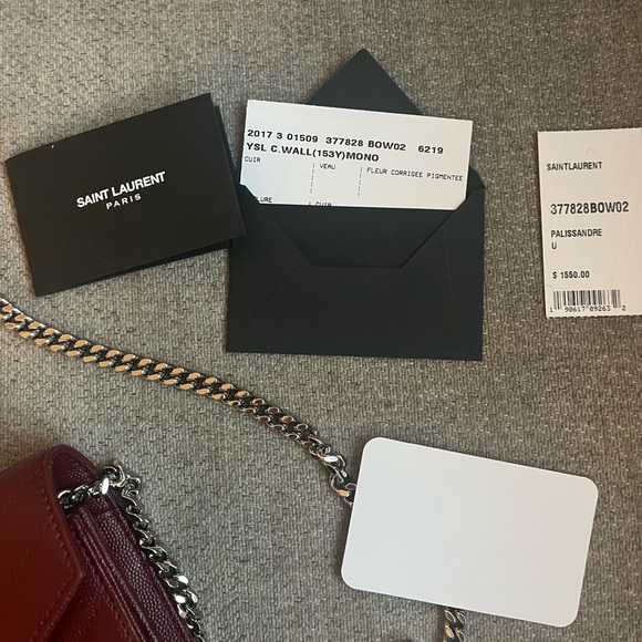 YSL 2017 Cassandre WOC authentic new - Picture 6 of 10